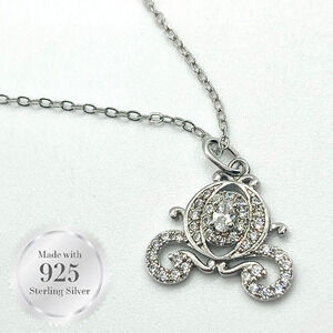 925 Cinderella's Carriage Necklace